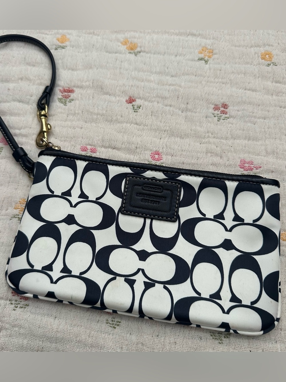 Coach Signature wristlet
